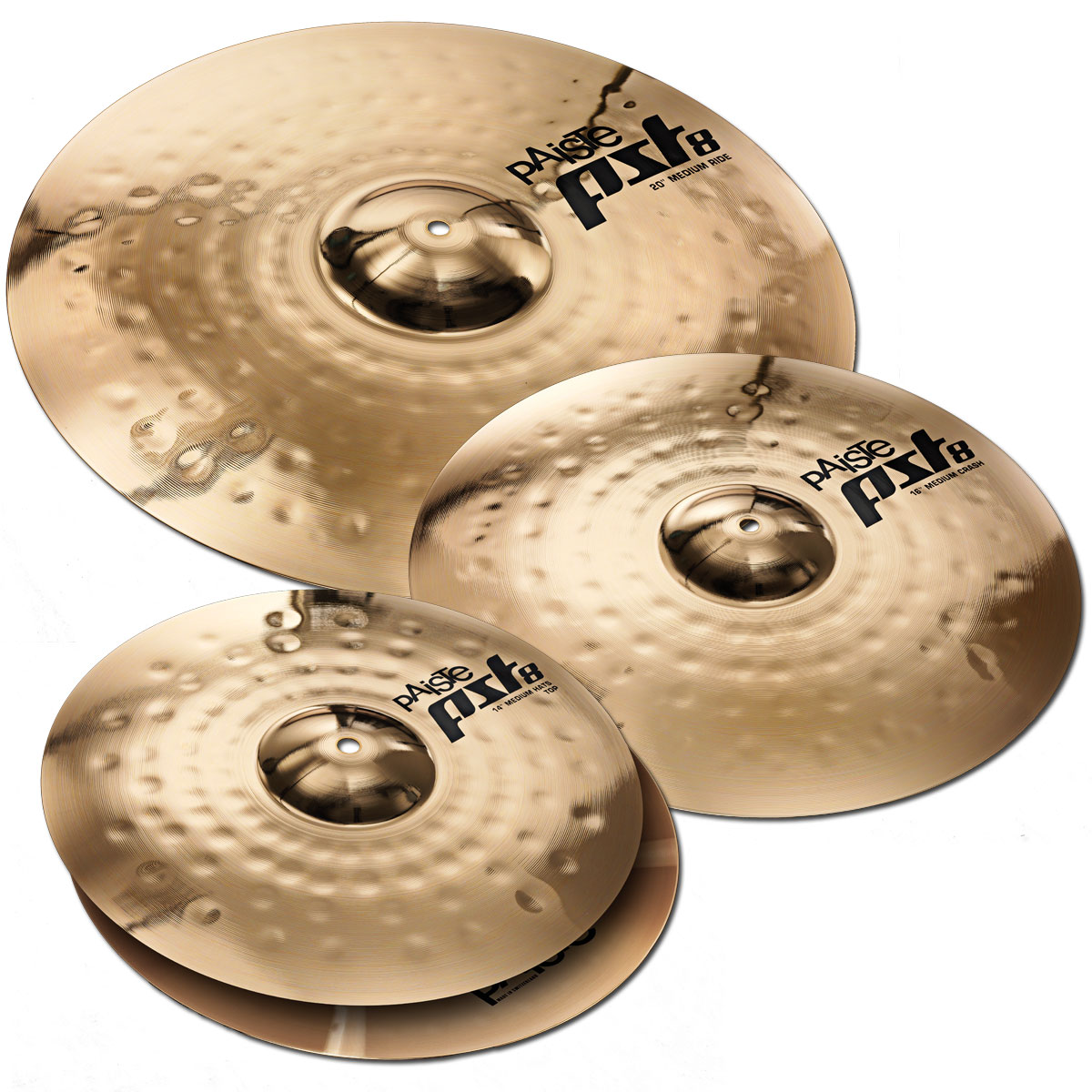 Set de platillos PAISTE Reflector Universal Set PST8 14/16/20
