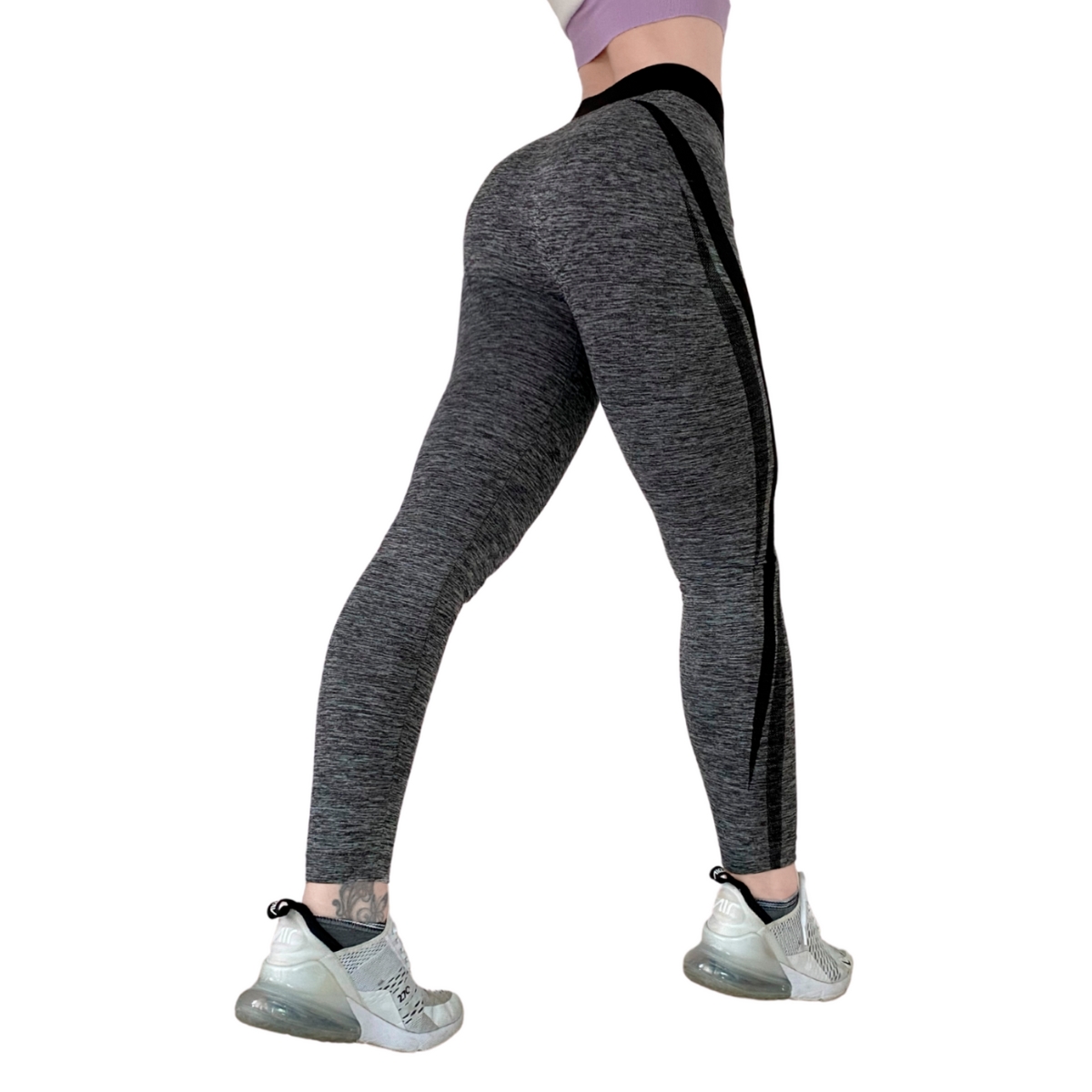 Pack de 2 Mallas Afelpadas Lycra Leggins Mujer Mayon Talle Alto