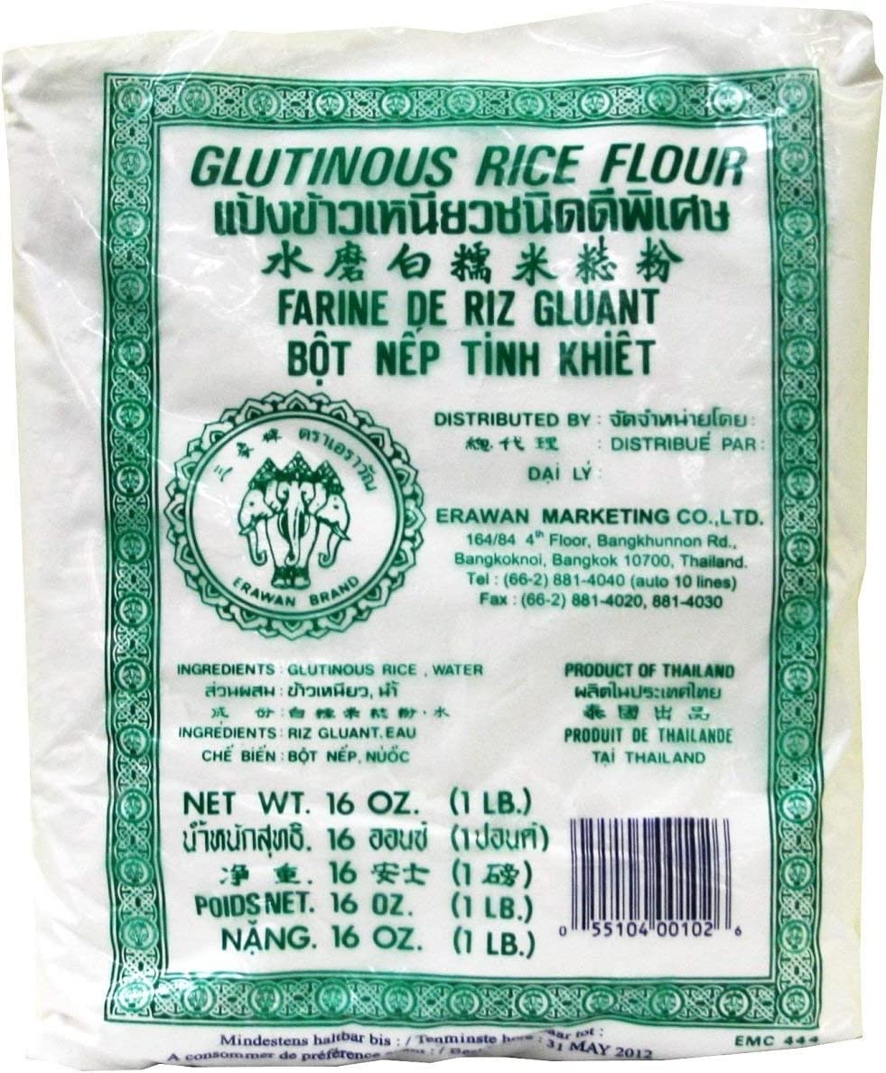 Glutinoso Harina De Arroz Glutinoso Erawan Thp 1 Bolsa De 454 G Glutinous Rice Flour