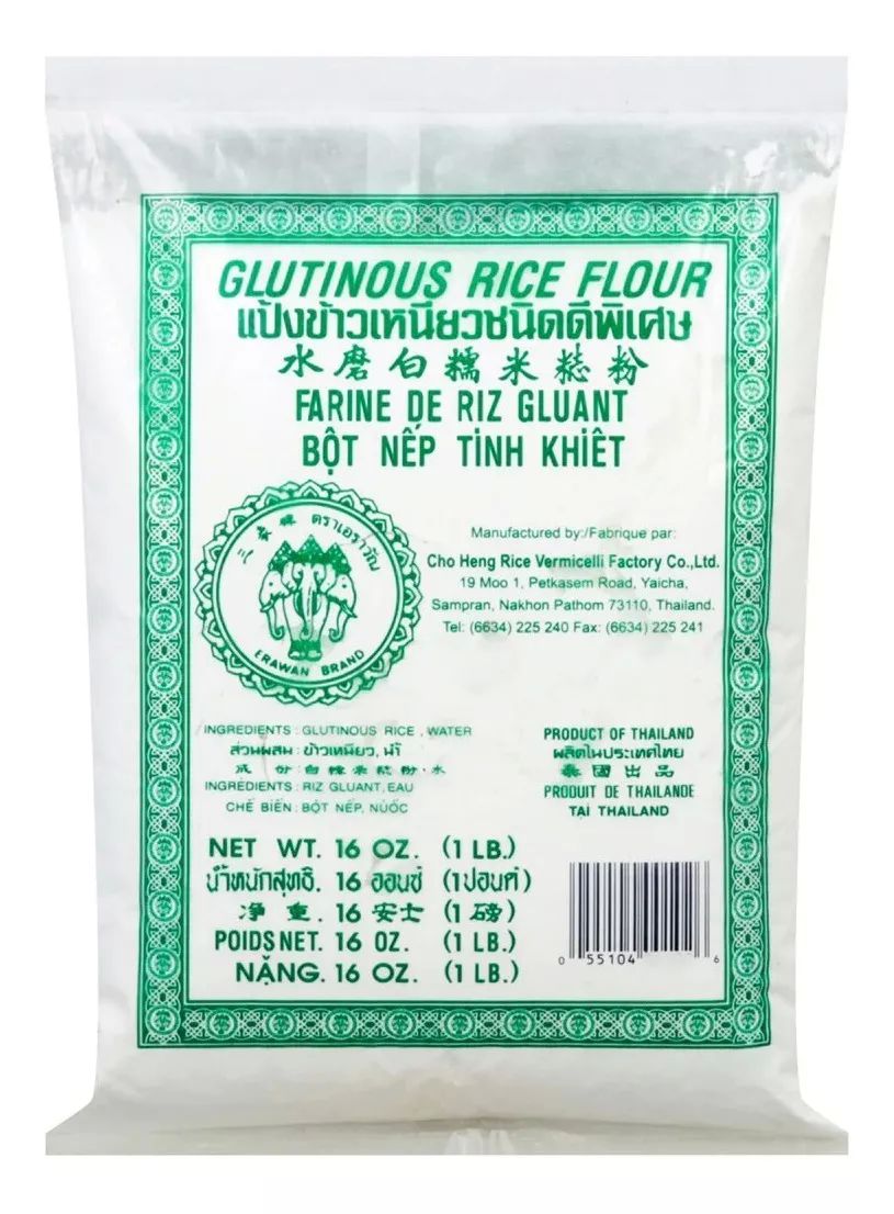 Glutinoso Harina De Arroz Glutinoso Erawan Thp 1 Bolsa De 454 G Glutinous Rice Flour