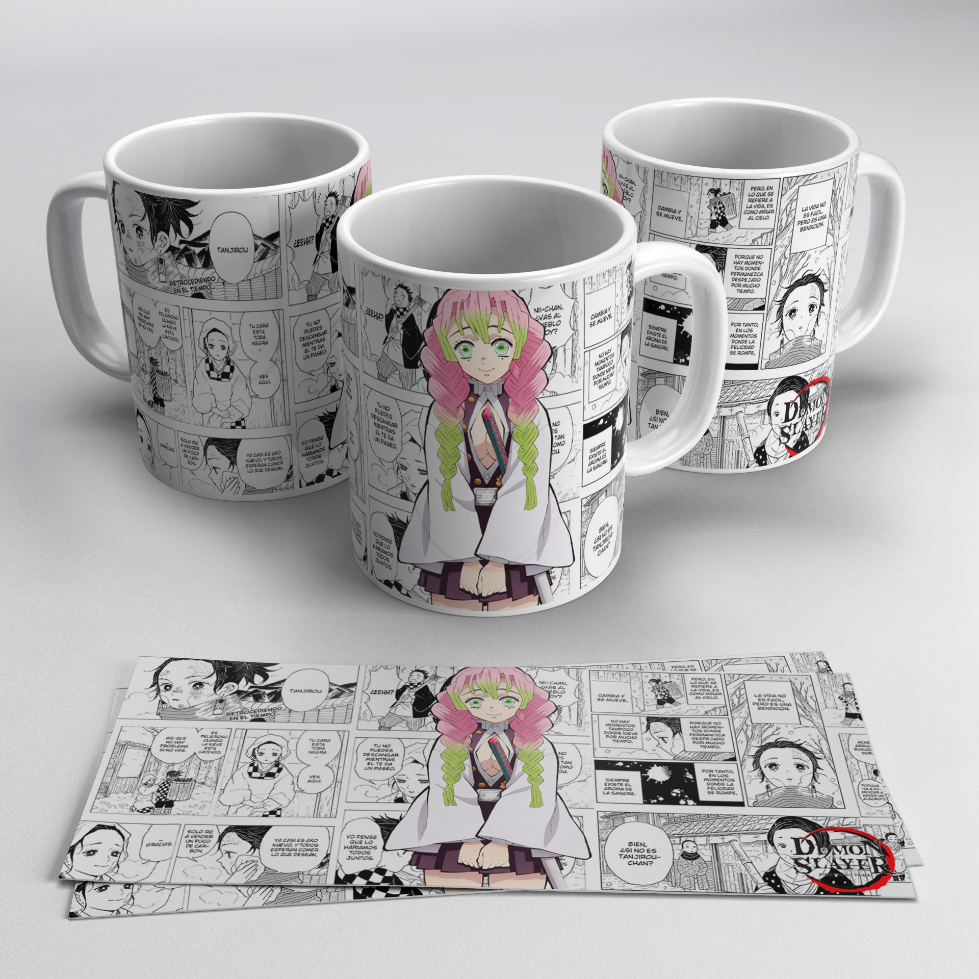 Kimetsu No Yaiba taza anime taza personalizada