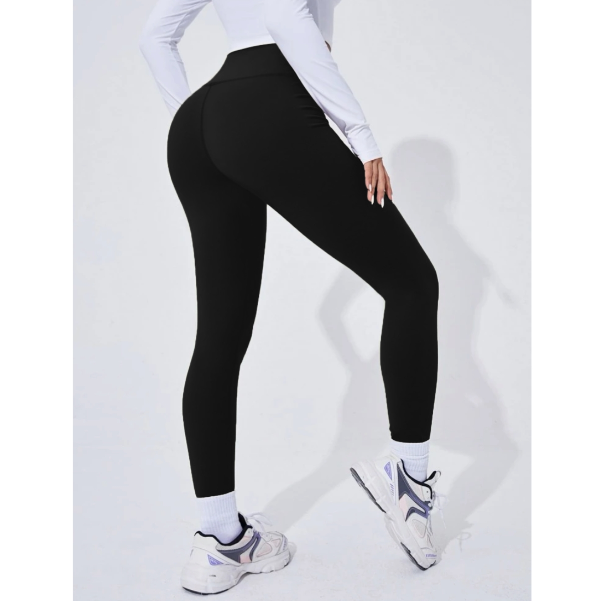 Pack de 2 Mallas Lycra Leggins Mujer Gym Casual Mayon Afelpada 