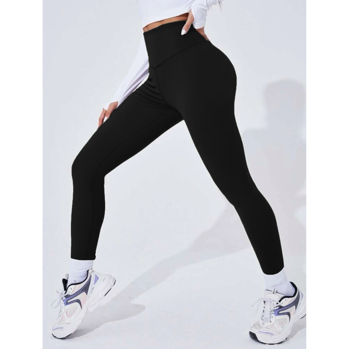 Pack de 2 Mallas Lycra Leggins Mujer Gym Casual Mayon Afelpada 