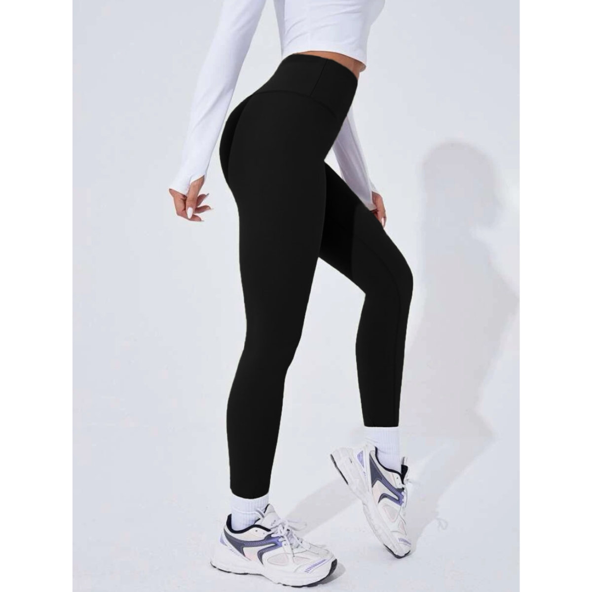 Pack de 2 Mallas Lycra Leggins Mujer Gym Casual Mayon Afelpada 
