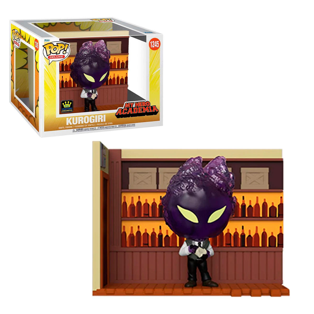 Funko Pop Kurogiri En Guarida #1245 My Hero Academia Anime Figura Original