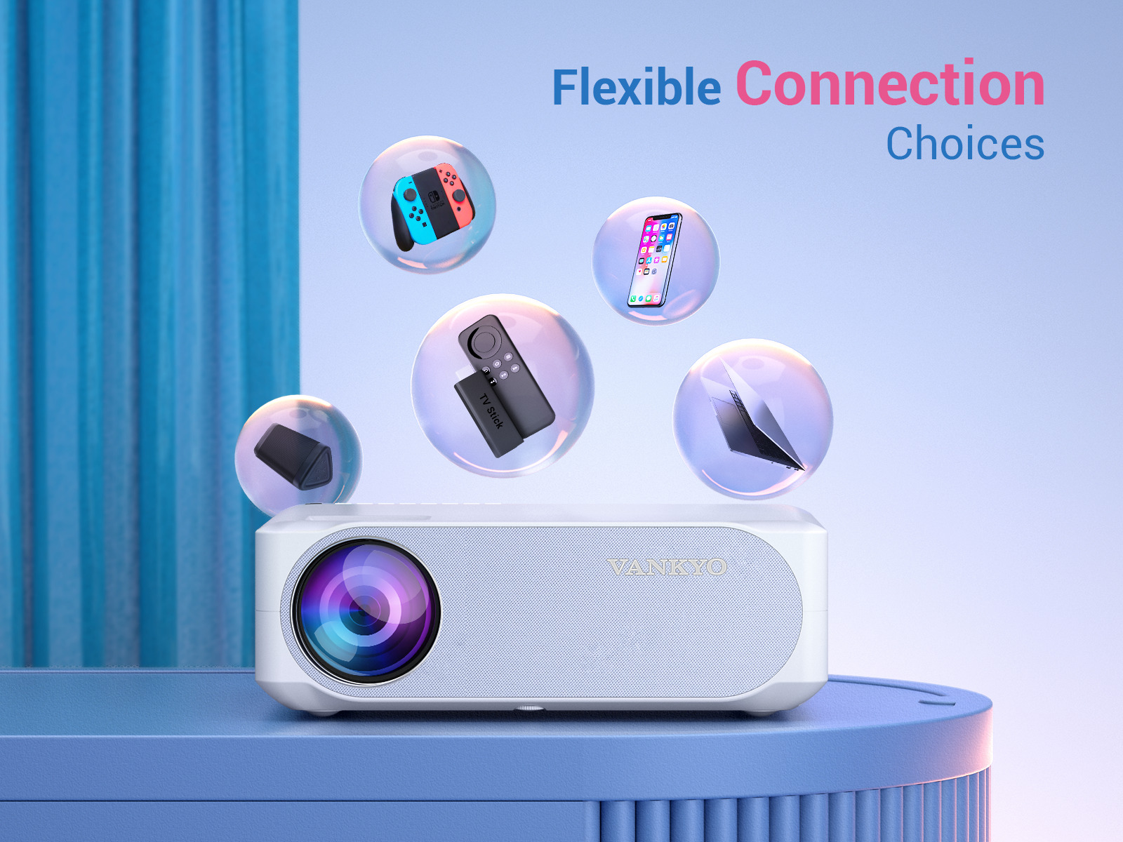 Proyector VANKYO Performance V630W FHD 1080p  pantalla hasta 300"