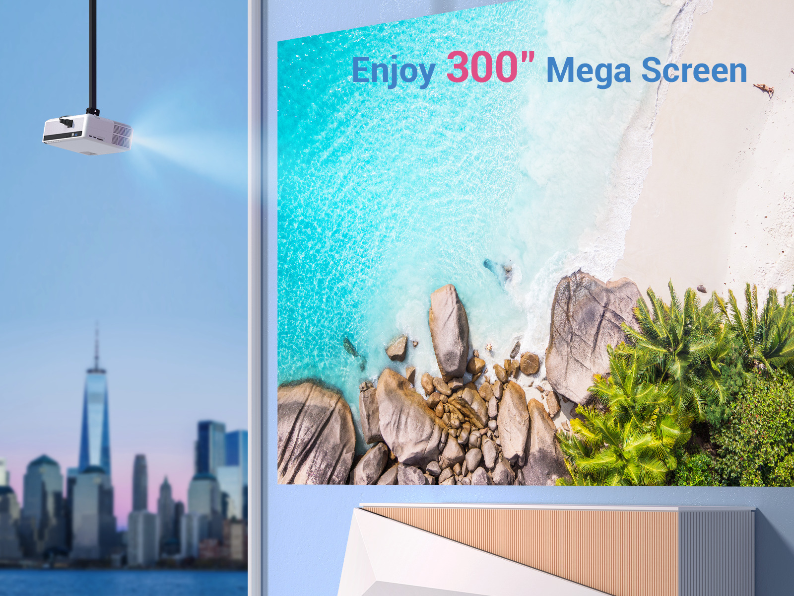 Proyector VANKYO Performance V630W FHD 1080p  pantalla hasta 300"