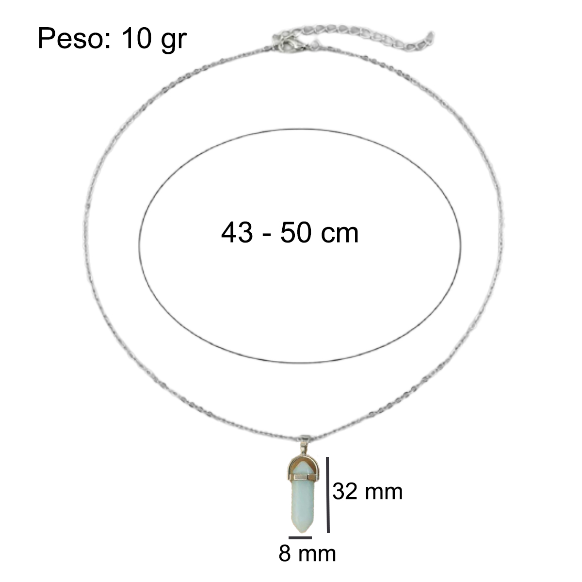 Collares para Parejas con colgante en forma de Pendulo, Collar que brilla en la oscuridad, Collares Novios, Enamorados, Amor y Amistad