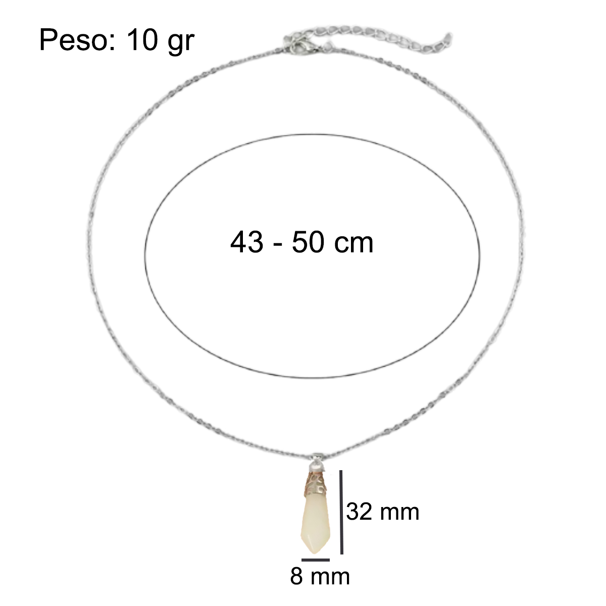 Collares para Parejas con colgante en forma de Pendulo, Collar que brilla en la oscuridad, Collares Novios, Enamorados, Amor y Amistad