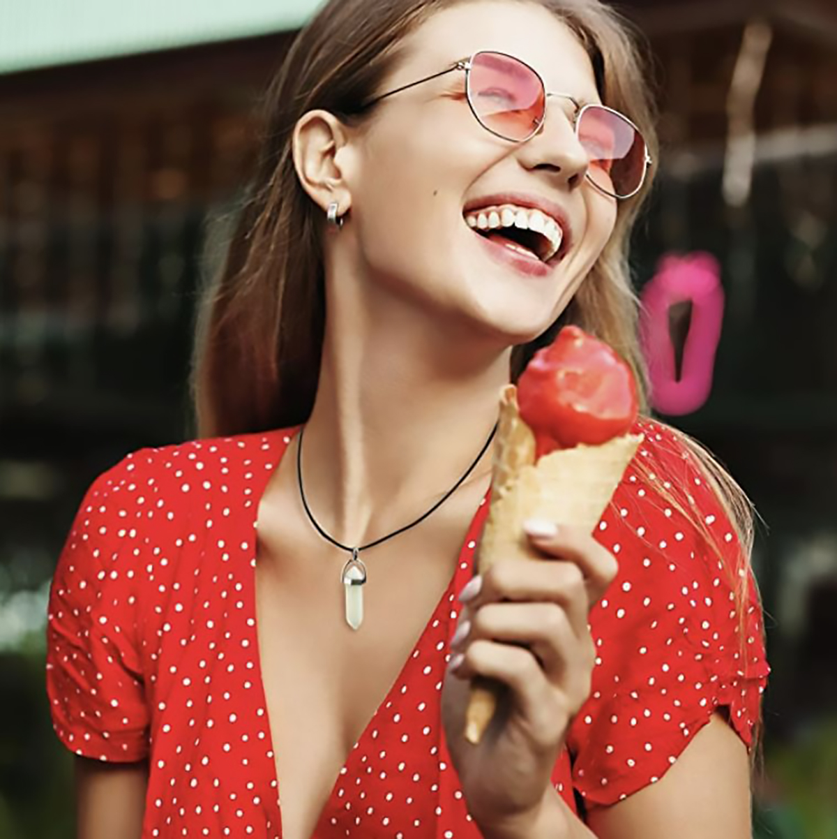 Collares para Parejas con colgante en forma de Pendulo, Collar que brilla en la oscuridad, Collares Novios, Enamorados, Amor y Amistad