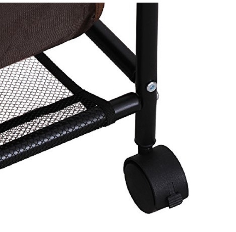 Cesto Para Clasificar Ropa Sucia Estructura de Metal Con Ruedas