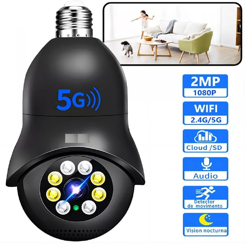 Cámara De Seguridad 2nlf® 5g Wifi Socket Espía Oculta 360