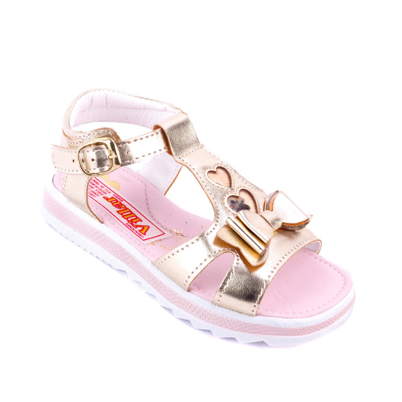 Sandalia Huarache Arco Soporte Niña Flores Playa 54-2-O Oro (12.0 - 21.5)