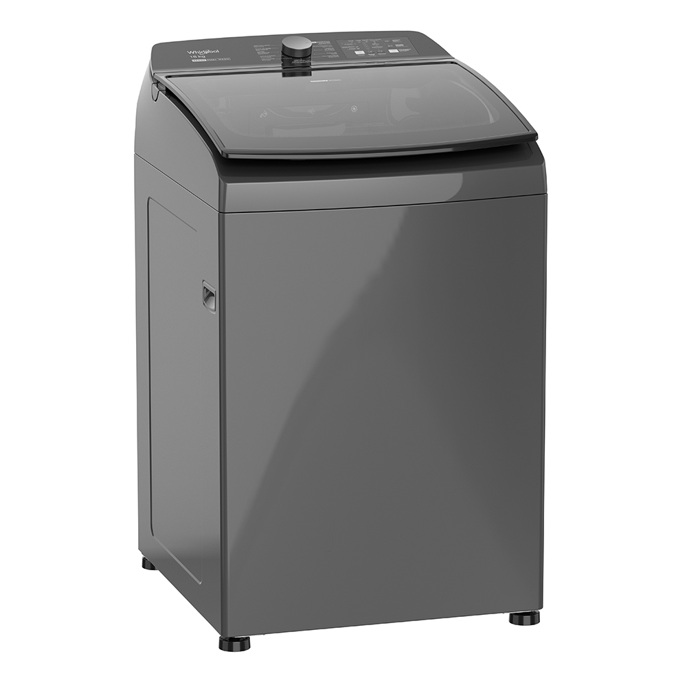 Lavadora Whirlpool Carga Superior 18 kg Xpert Dual Wash Gris WWH18ATALN