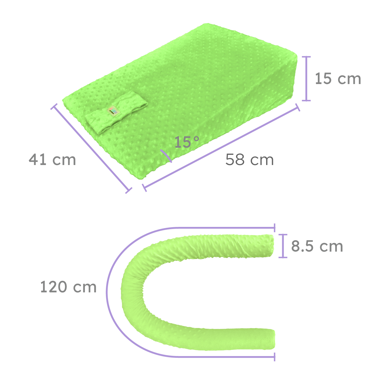 Cojin Antirreflujo Bebe Red Baboon Arruru Ajustable Cómodo Colchon Antireflujo