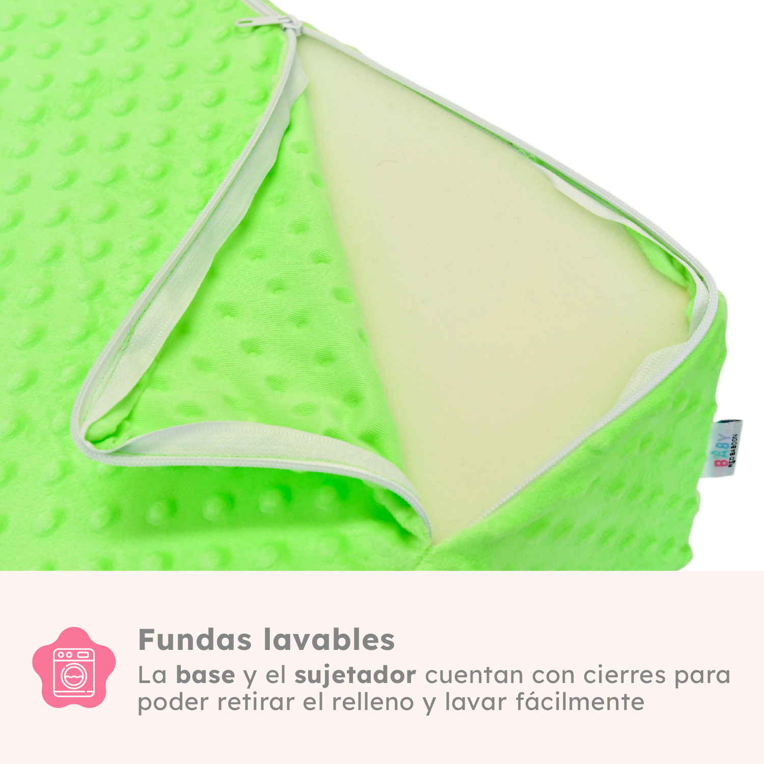 Cojin Antirreflujo Bebe Red Baboon Arruru Ajustable Cómodo Colchon Antireflujo