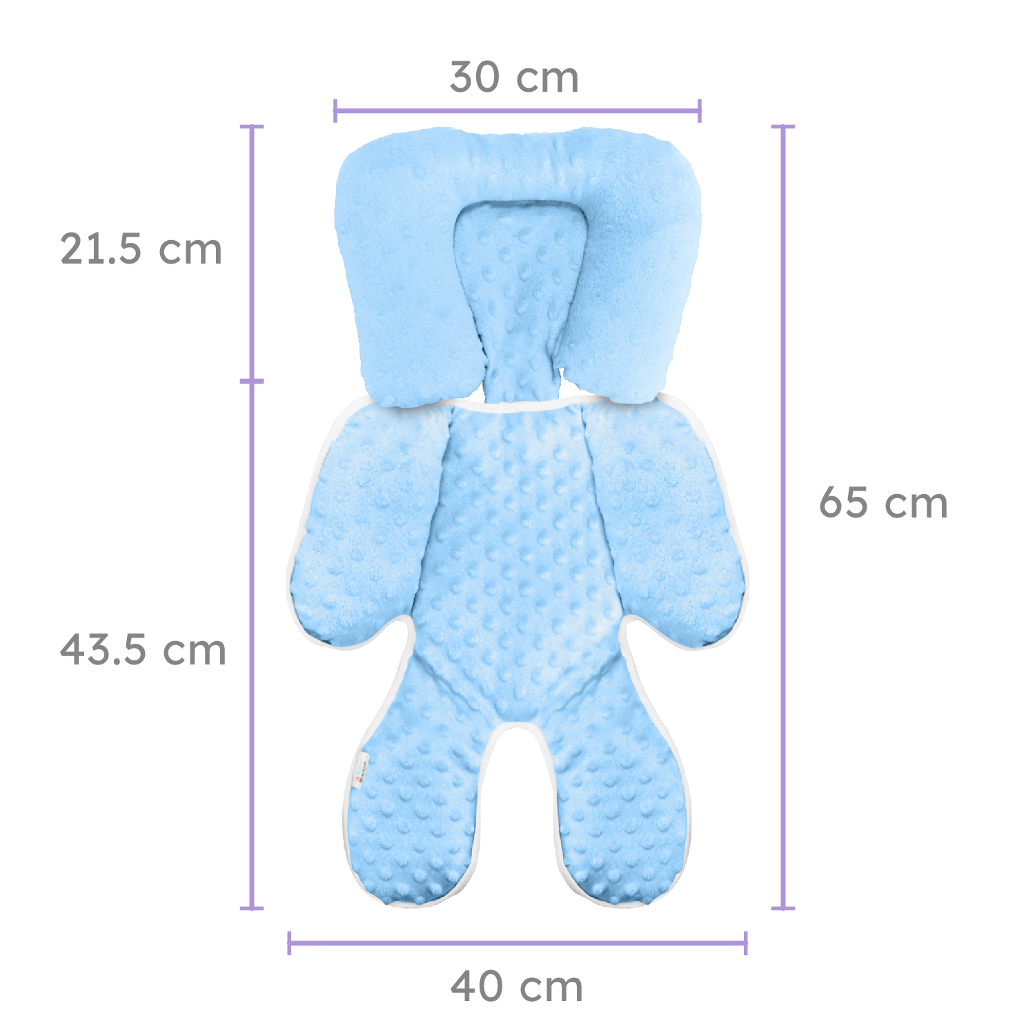 Soporte Carriola Reductor Baby Red Baboon Giggles Cojin Soporte para Bebé Suave 