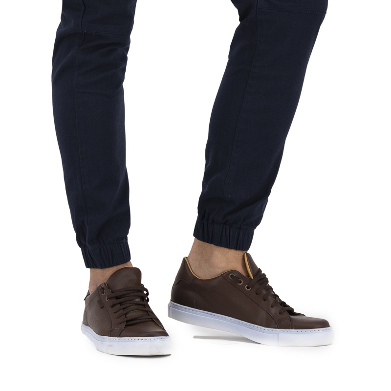 Jogger Fashion Skinny De Gabardina Premium para Hombre Holstone - Azul Marino
