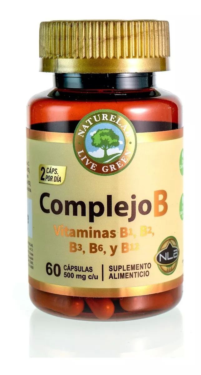 Complejo B - 60 Cápsulas De 500mg - Naturelab