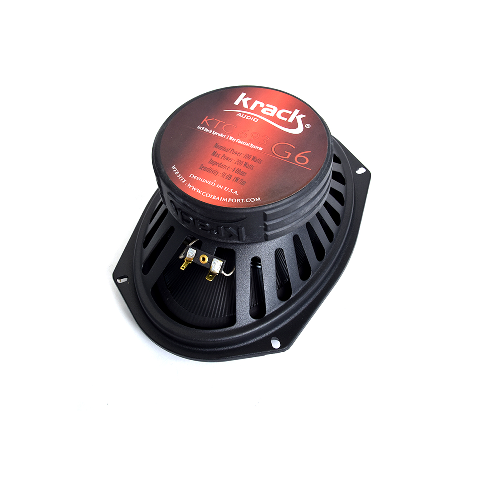Bocinas Krack Audio 6x9 Ktc693g6 2 Vias 200w Max 100w Rms