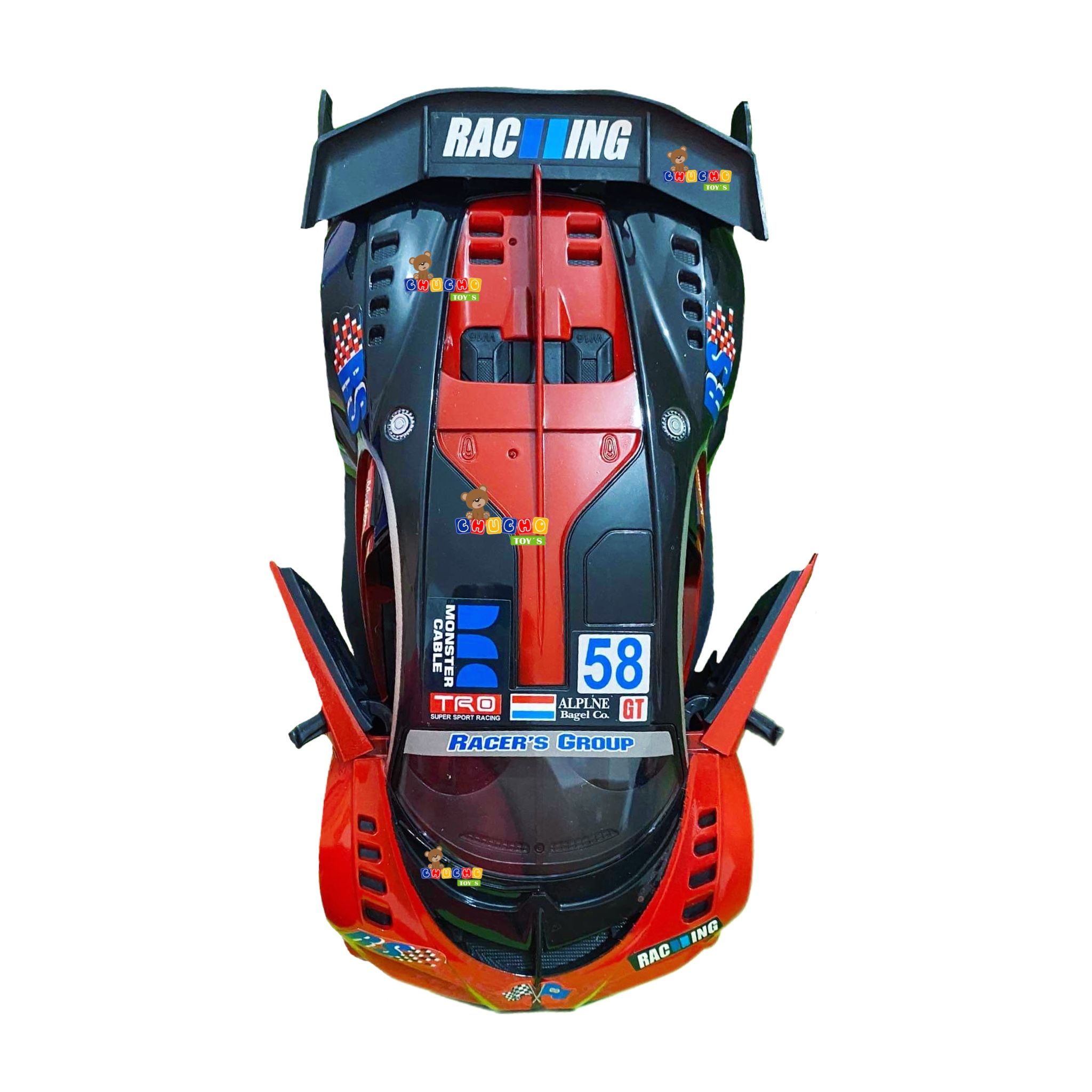 Carro de Carreras Control Remoto con Luz Batería Recargable X-Kinight