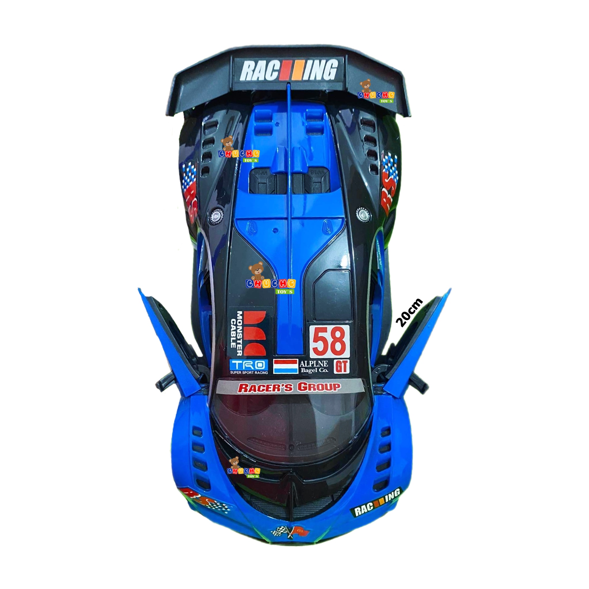 Carro de Carreras Control Remoto con Luz Batería Recargable X-Kinight