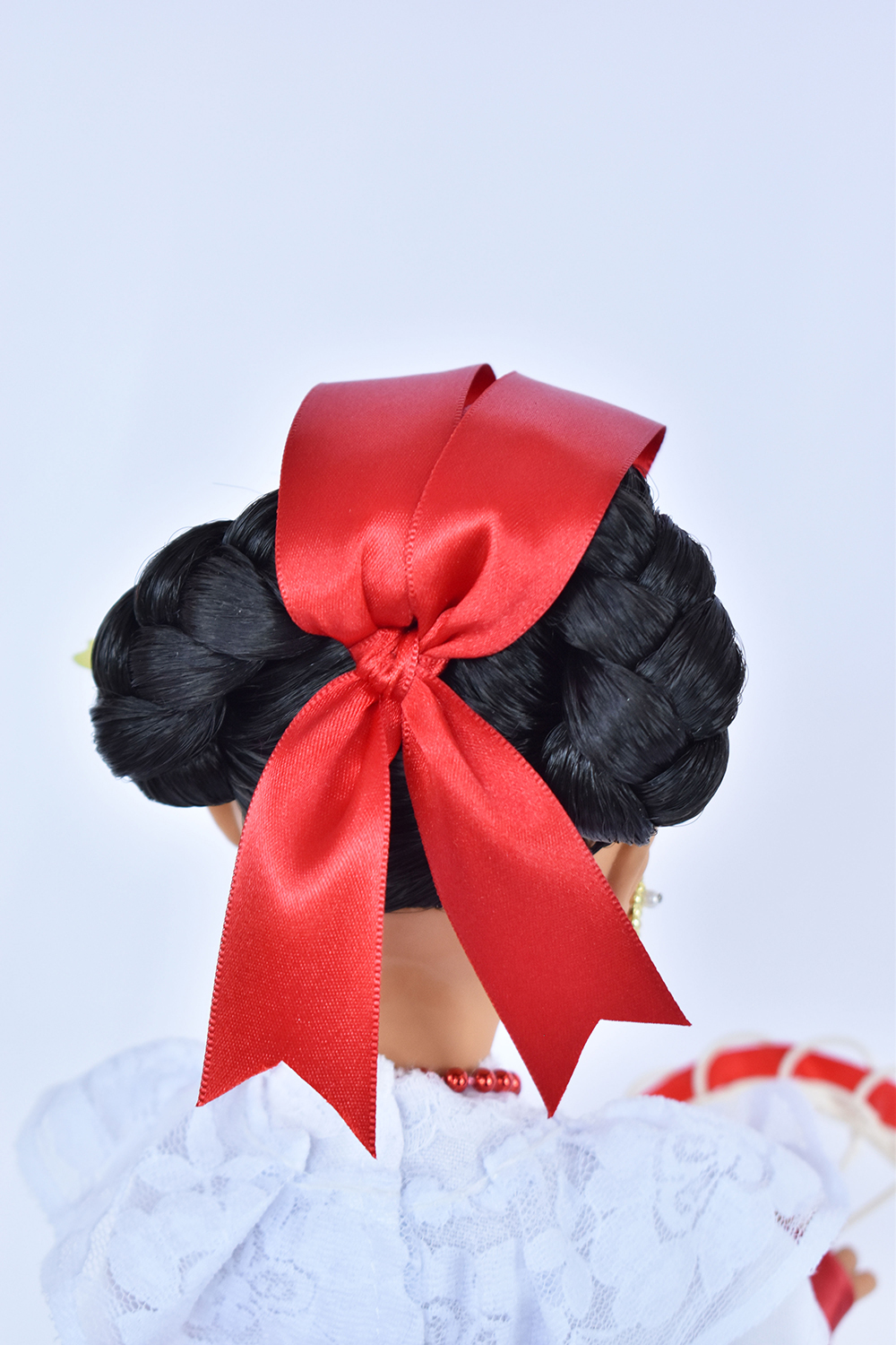 Eulalia Colecciones- Muñeca Mexicana Modelo Veracruz. Pieza de colección de 38 cm. Hecha a Mano. Creación Original, variedad de colores en telas, detalles y accesorios.