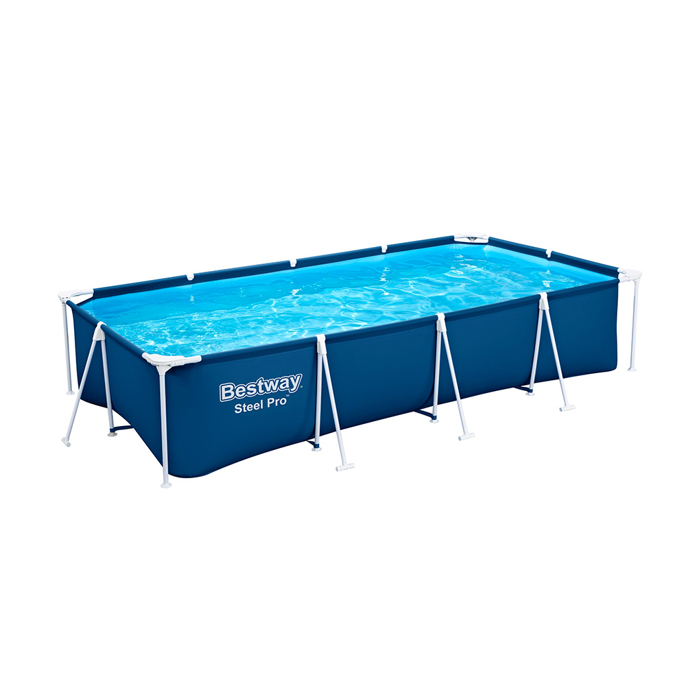 Alberca Estructural Rectangular Bestway 400 Cm Azul 5700 Lts Azul