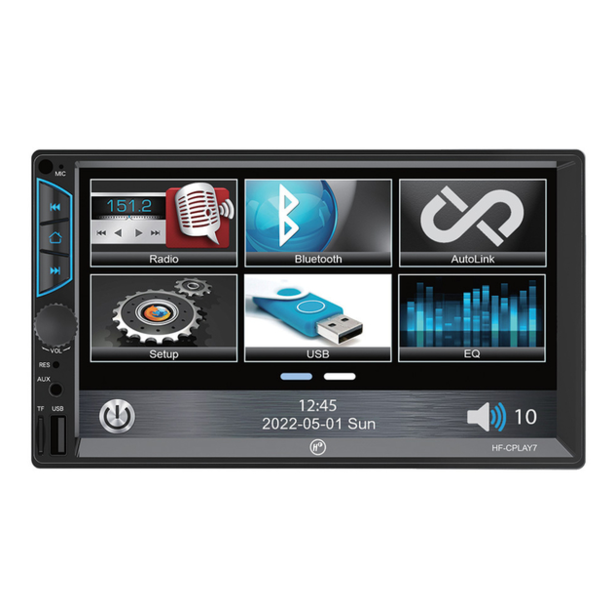 Reproductor con Pantalla Táctil de 7p MP5 MP4 MP3 USB HF 71CPLAY