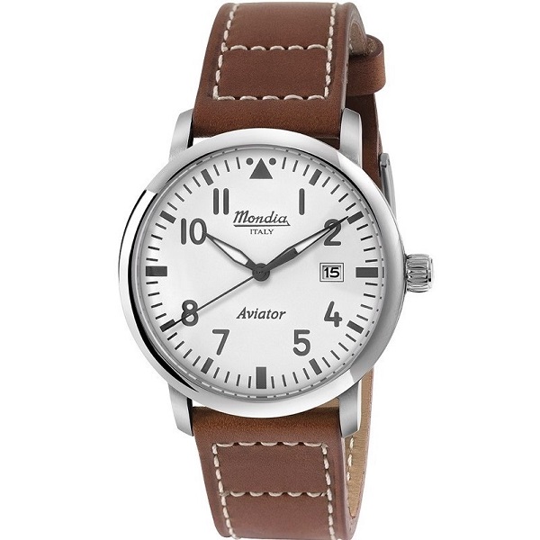 Reloj Mondia Italy - 1946 Aviator - Caballero Acero 316 L - 42 mm - Made in Italy