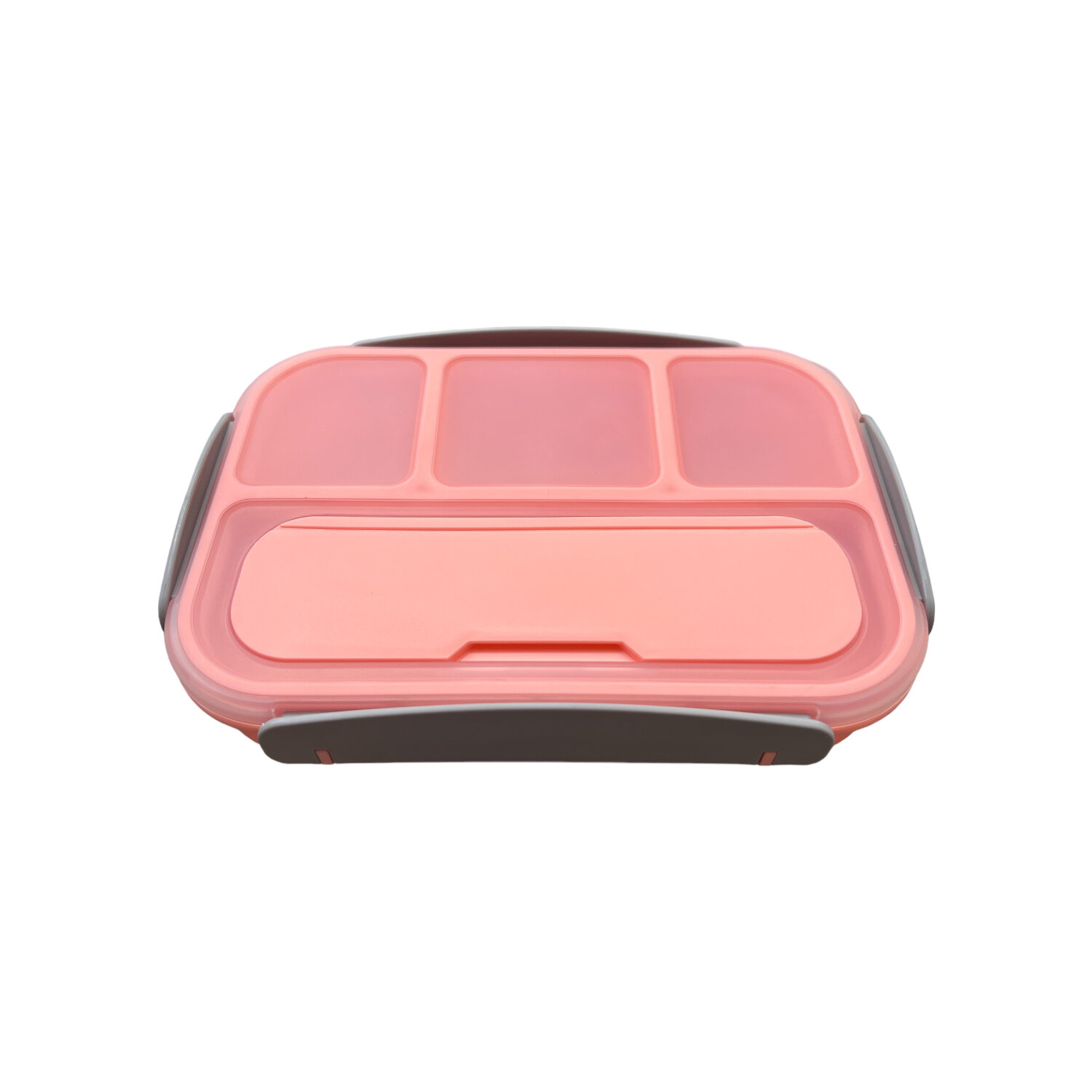 Contendor Lonchera Lunch Box Hermético con 4 Divisiones