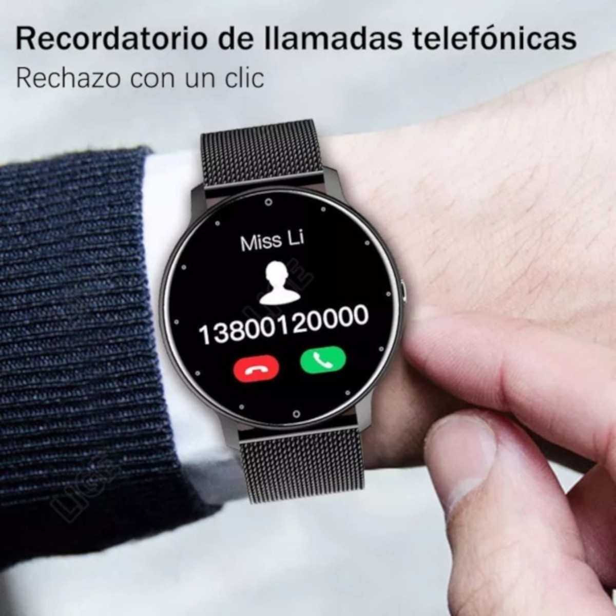 Reloj Inteligente BW0223 Petukita Box pantalla de 1,28 pulgadas Metalico