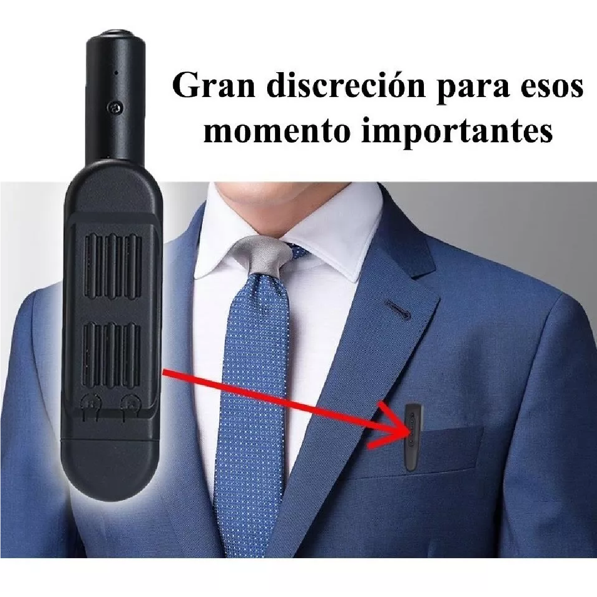 Camara Lapicero Espía Oculta Hd Spy Video Ranura Micro Sd