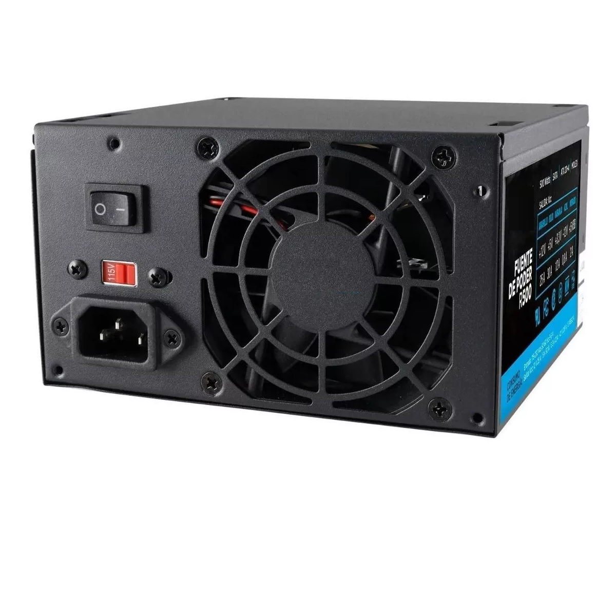 Fuente de poder para PC  5 R500 500W negra 115V/230V