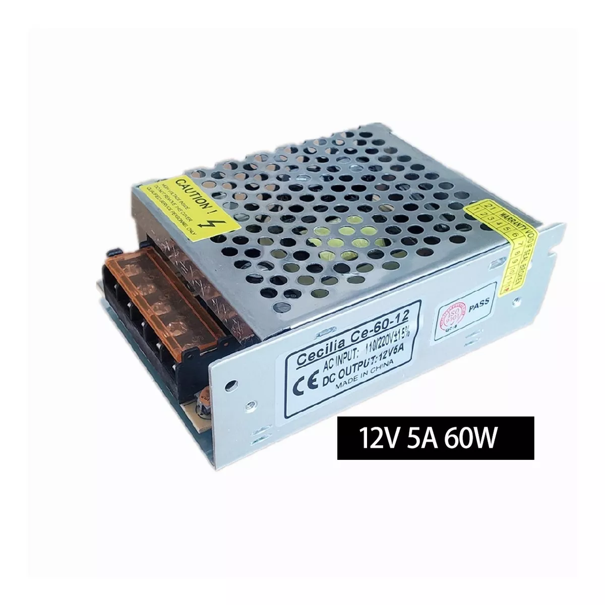 Fuente Conmutada 12v 5a 60w Eliminador Transformador Drive