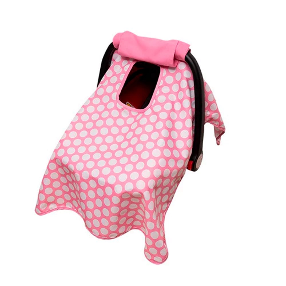 Cubre Portabebé Plegable Tela Transpirable Rosa Chiquimundo