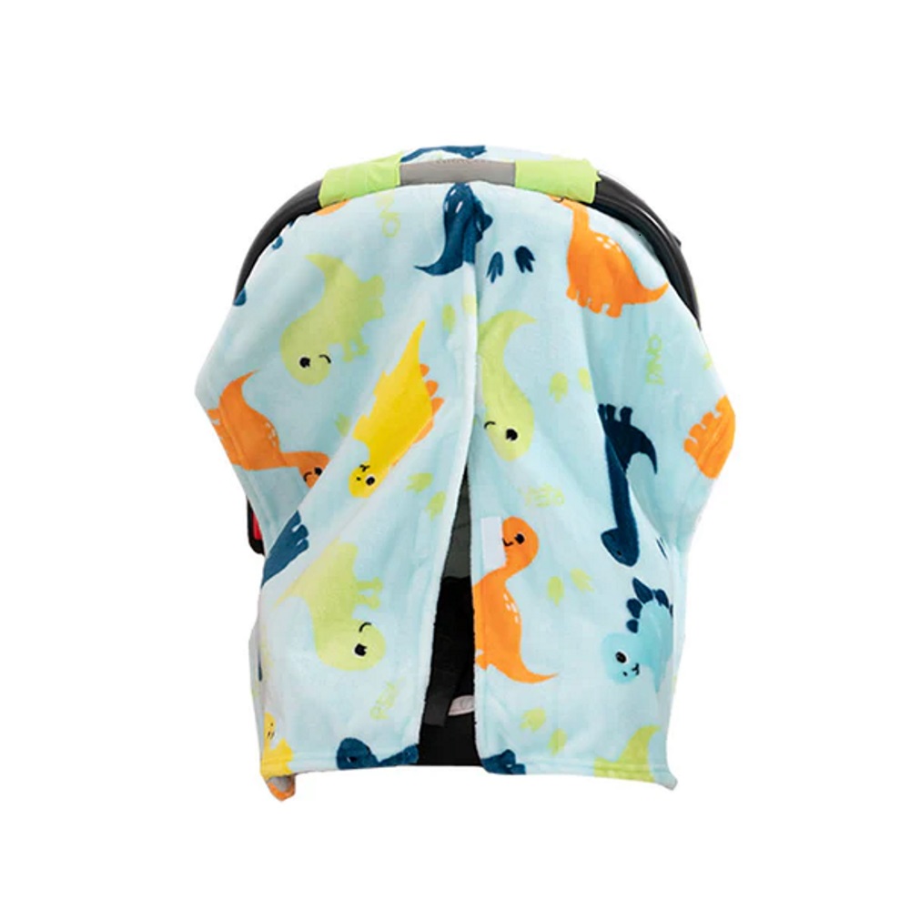 Cubre Portabebé Tela Adaptable Ultrasoft Dinos Chiquimundo