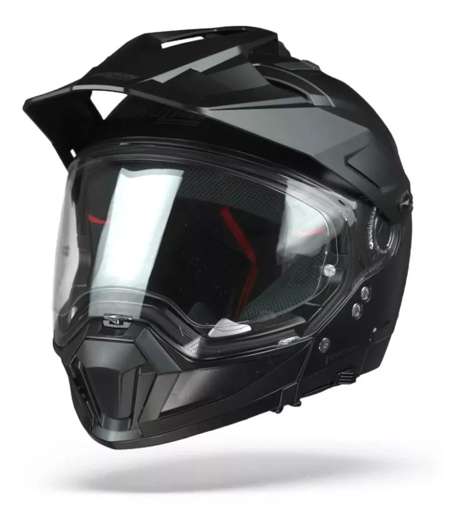 CASCO NOLAN N70-2 X NEGRO MATE MODULAR DOBLE PROPOSITO 100% ITALIANO