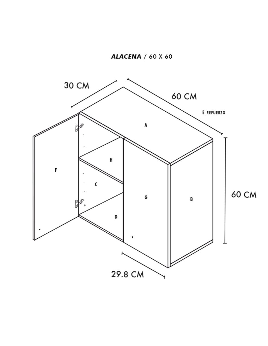 ALACENA MULTIUSOS TENDENCIAS 