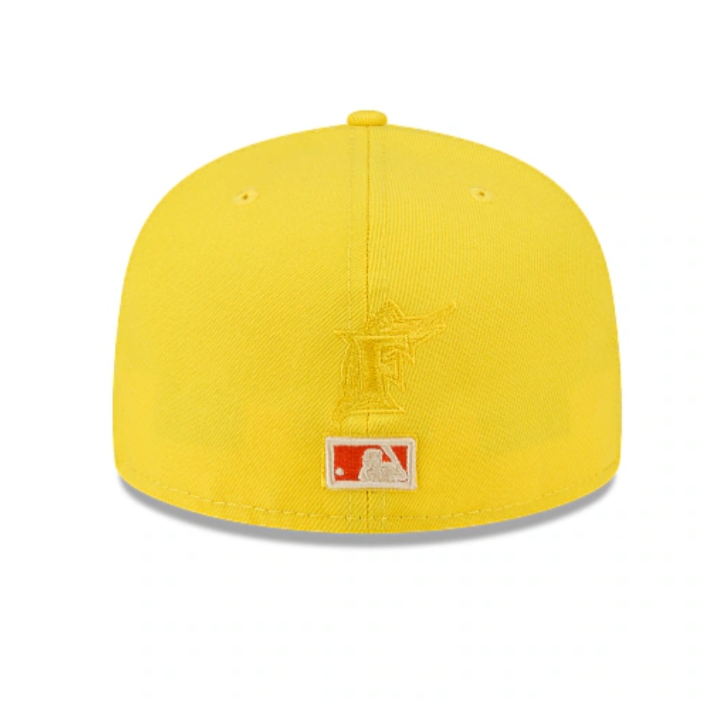 GORRA NEW ERA 59FIFTY MIAMI MARLINS WORD SERIES AMARILLO 60293521
