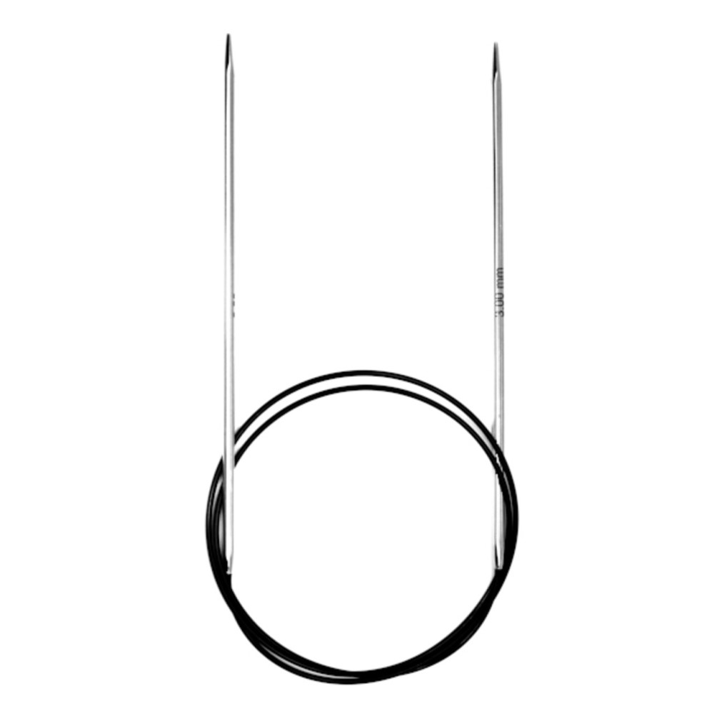 Aguja Circular 3mm Metal Nova Cubics Flexible 80cm KnitPro