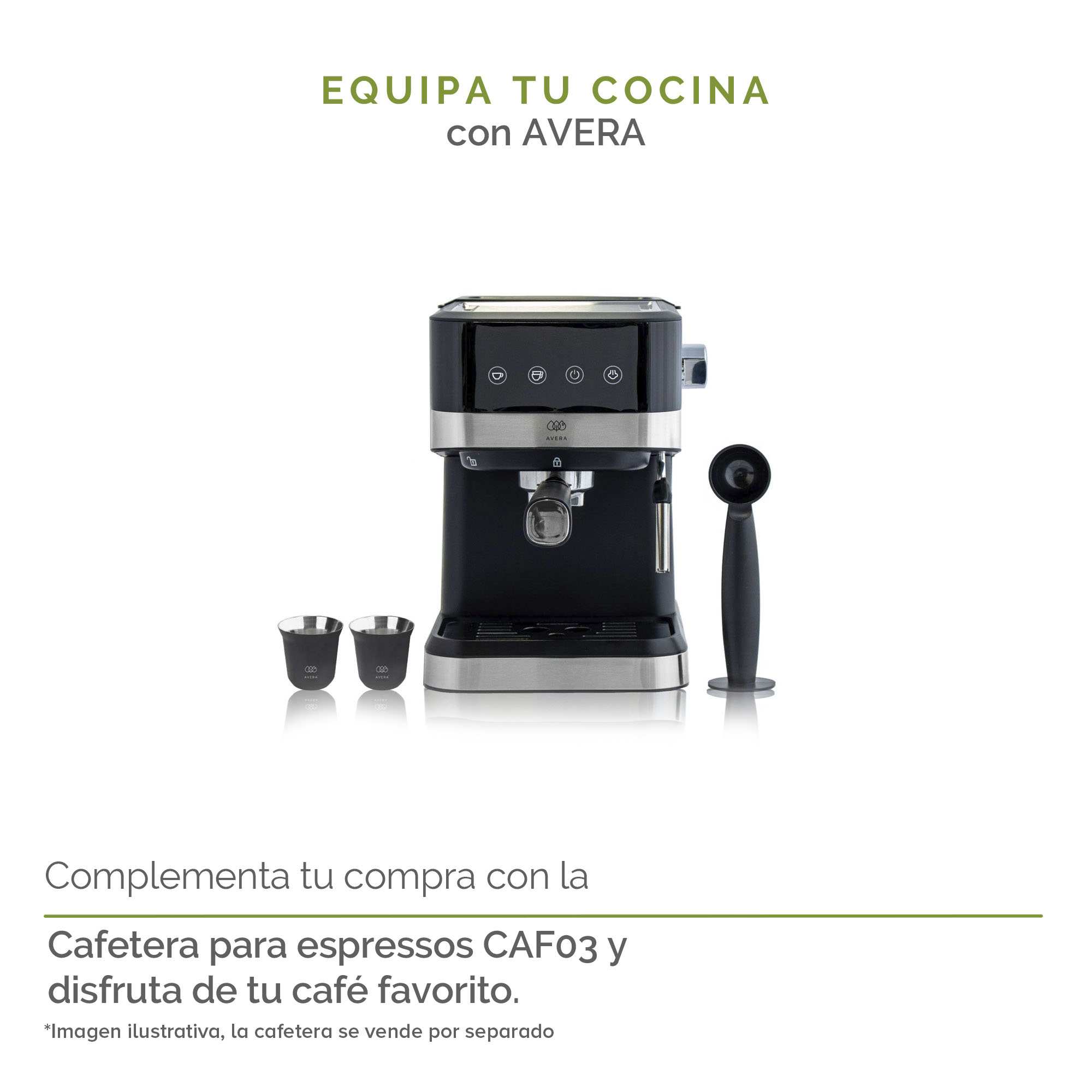 AVERA Freidora de Aire Eléctrica 4.5 litros con 8 Preajustes Temporizador