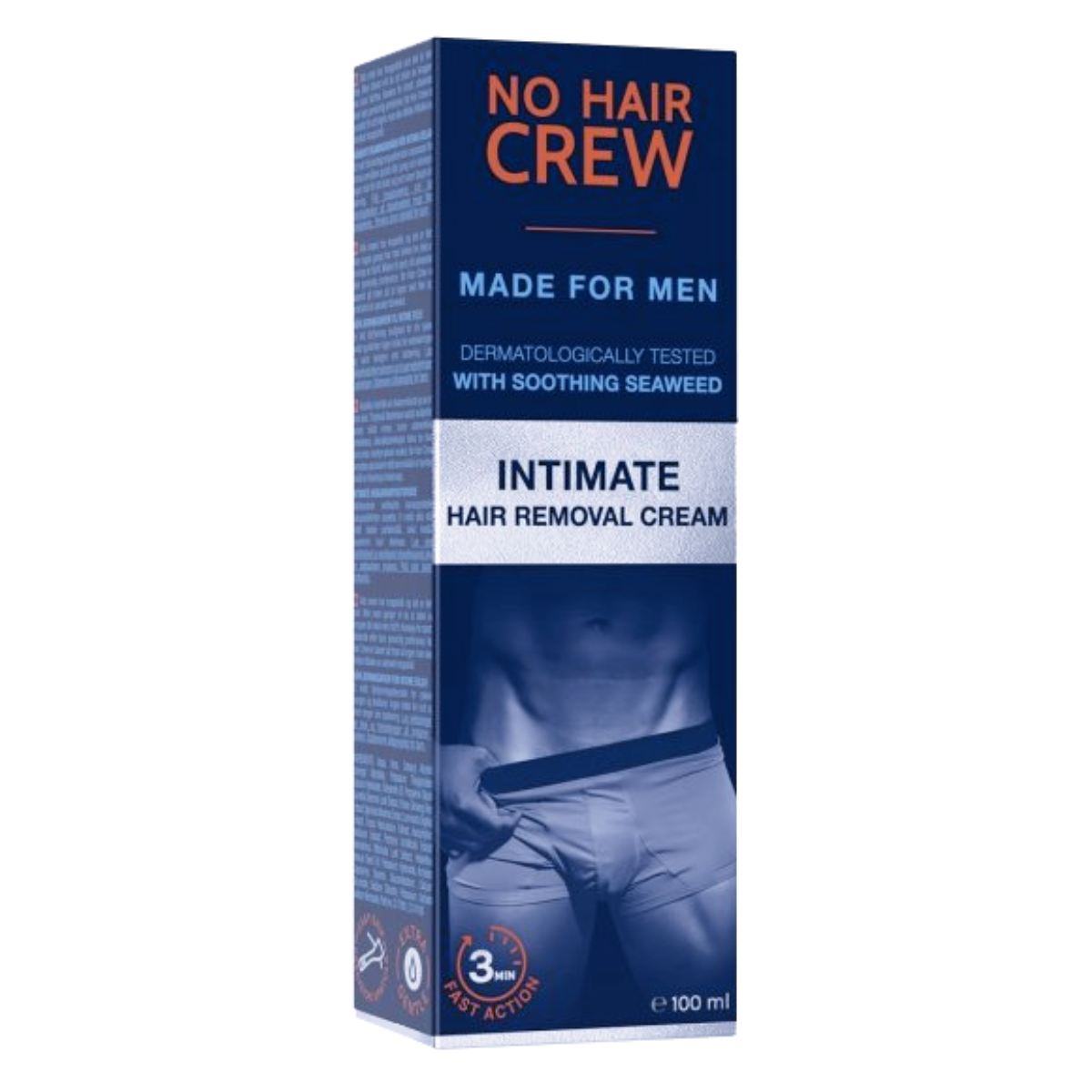NO HAIR CREW Intimate Crema Depilatoria íntima para hombre 100ml