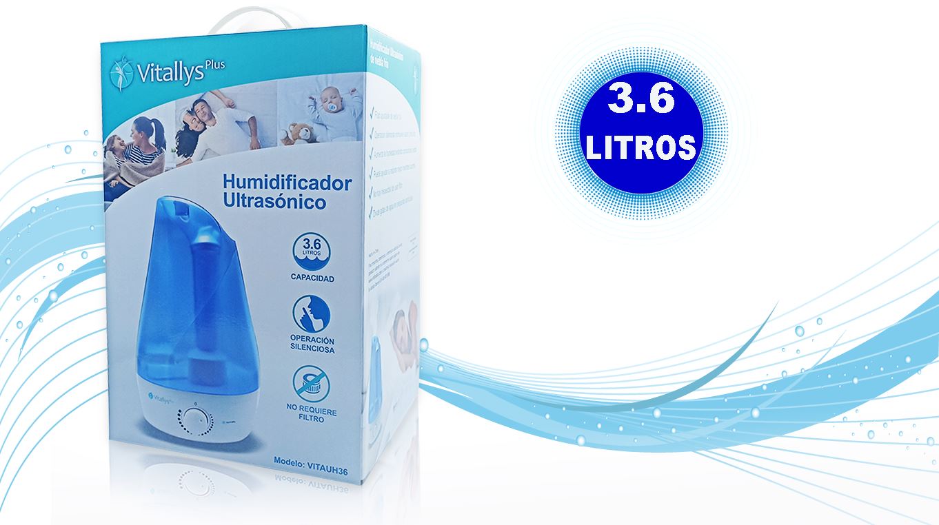 Humificador ultrasónico Vitallys plus 3.6 litros VITAUH36