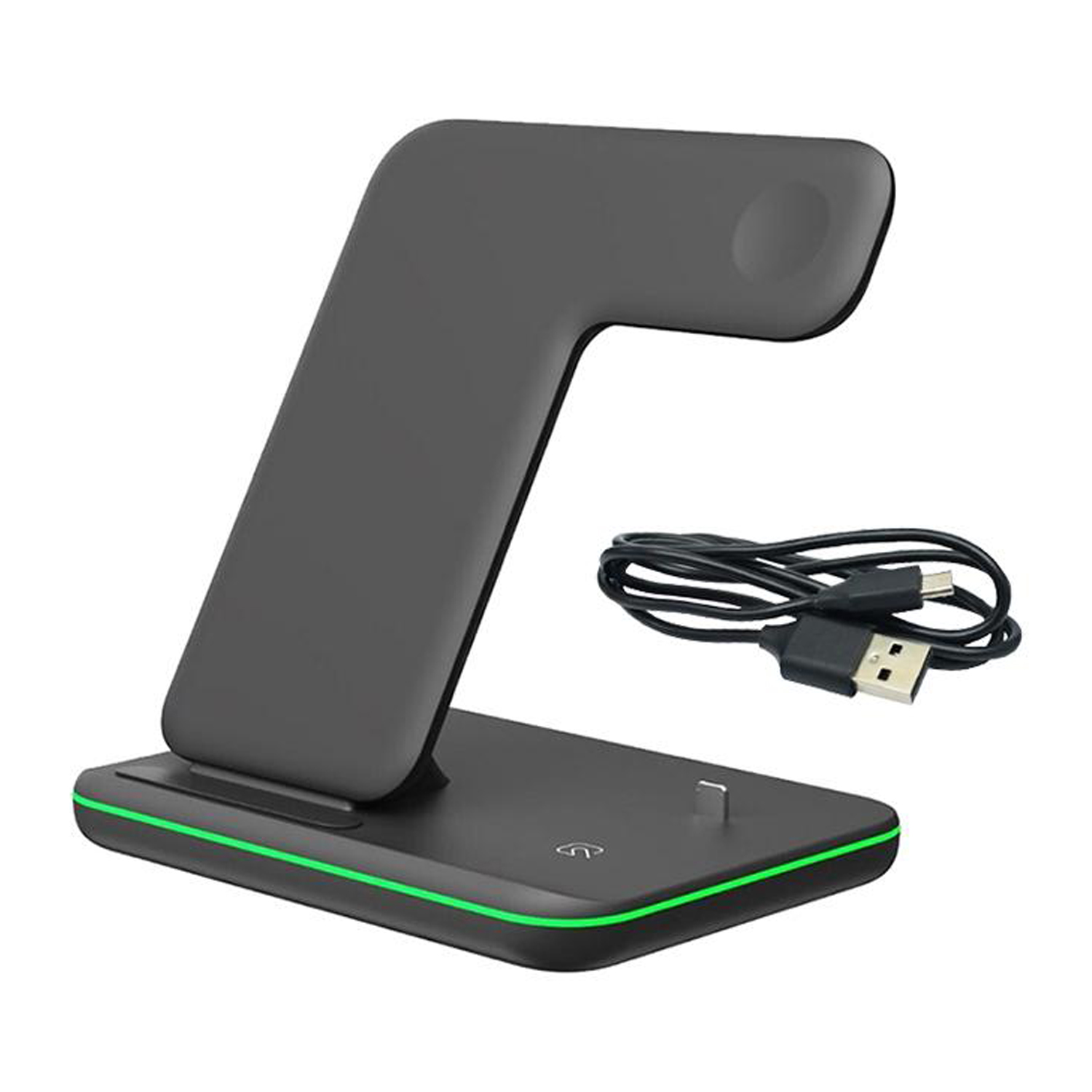 Cargador Inalámbrico Qi MXVET-001-16 Entrada 9V 1A Qi Negro Cable USB Incluido Tipo C, VertiStation