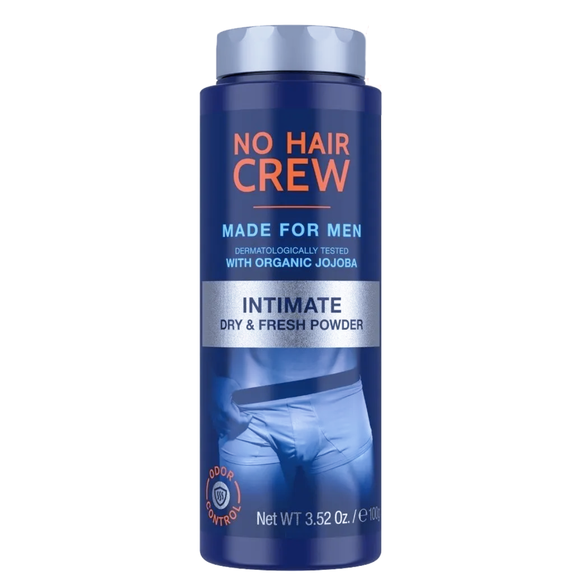 NO HAIR CREW Intimate Polvo Premium Dry & Fresh para hombre 100grs