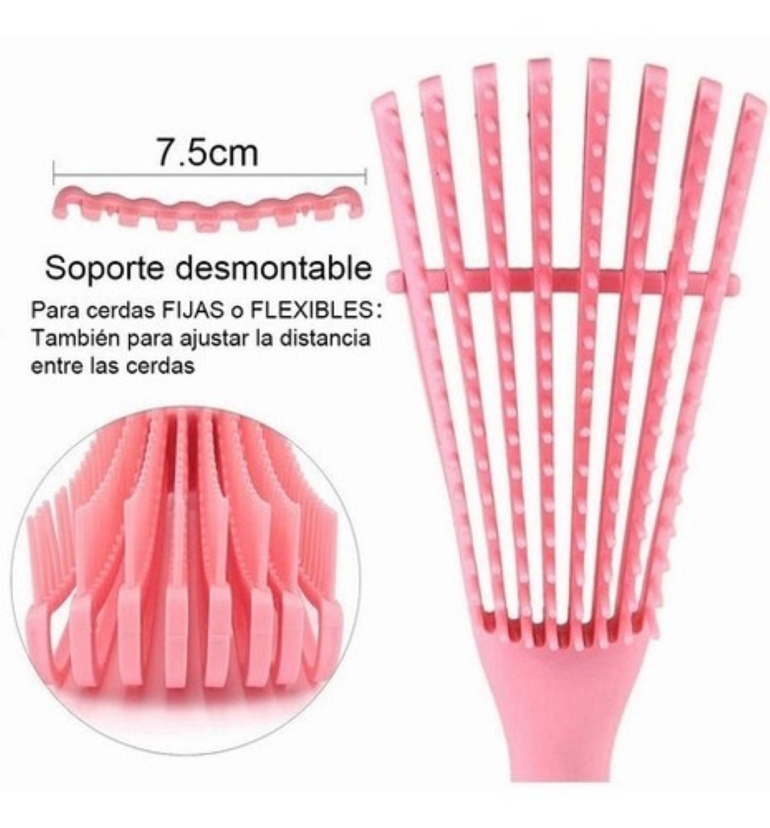 Cepillo Para Cabello Desenredar El Cabello Rizado Mujeres