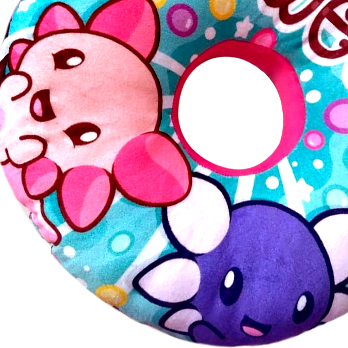 Cojin Dona Decorativa Sweet Ajolotes Almohada De Viaje