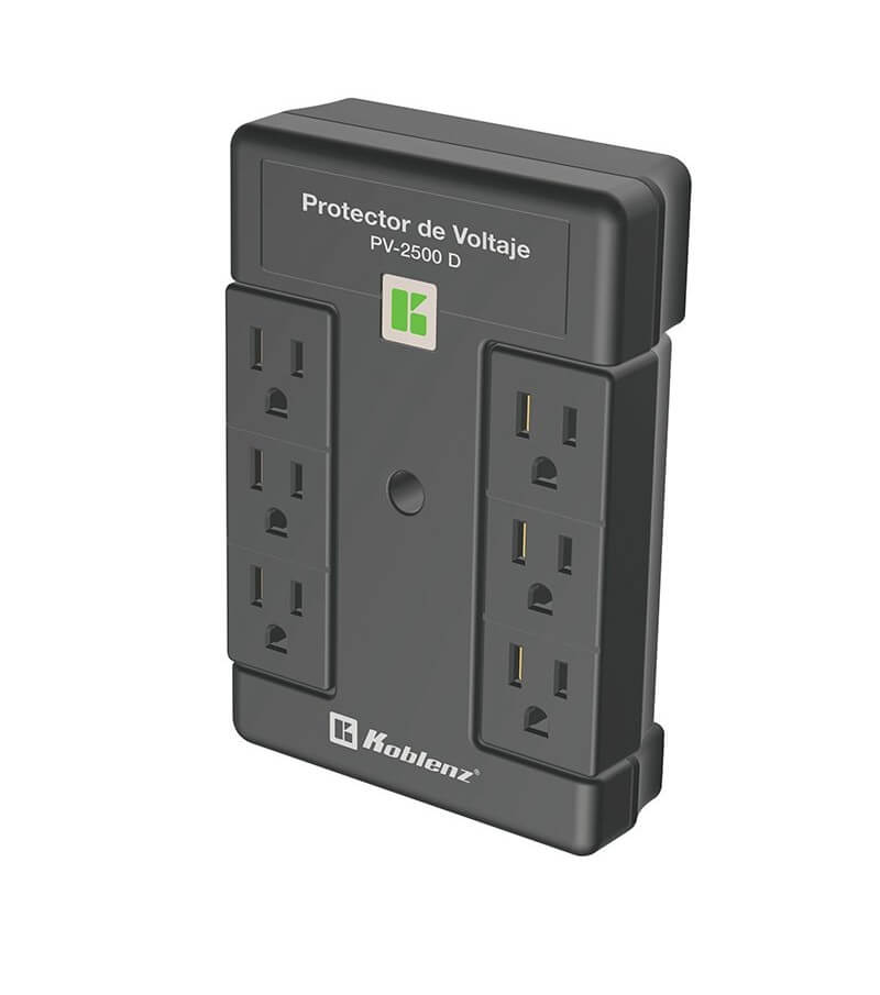 Protector de Voltaje Koblenz PV-2500 D 6 Contactos