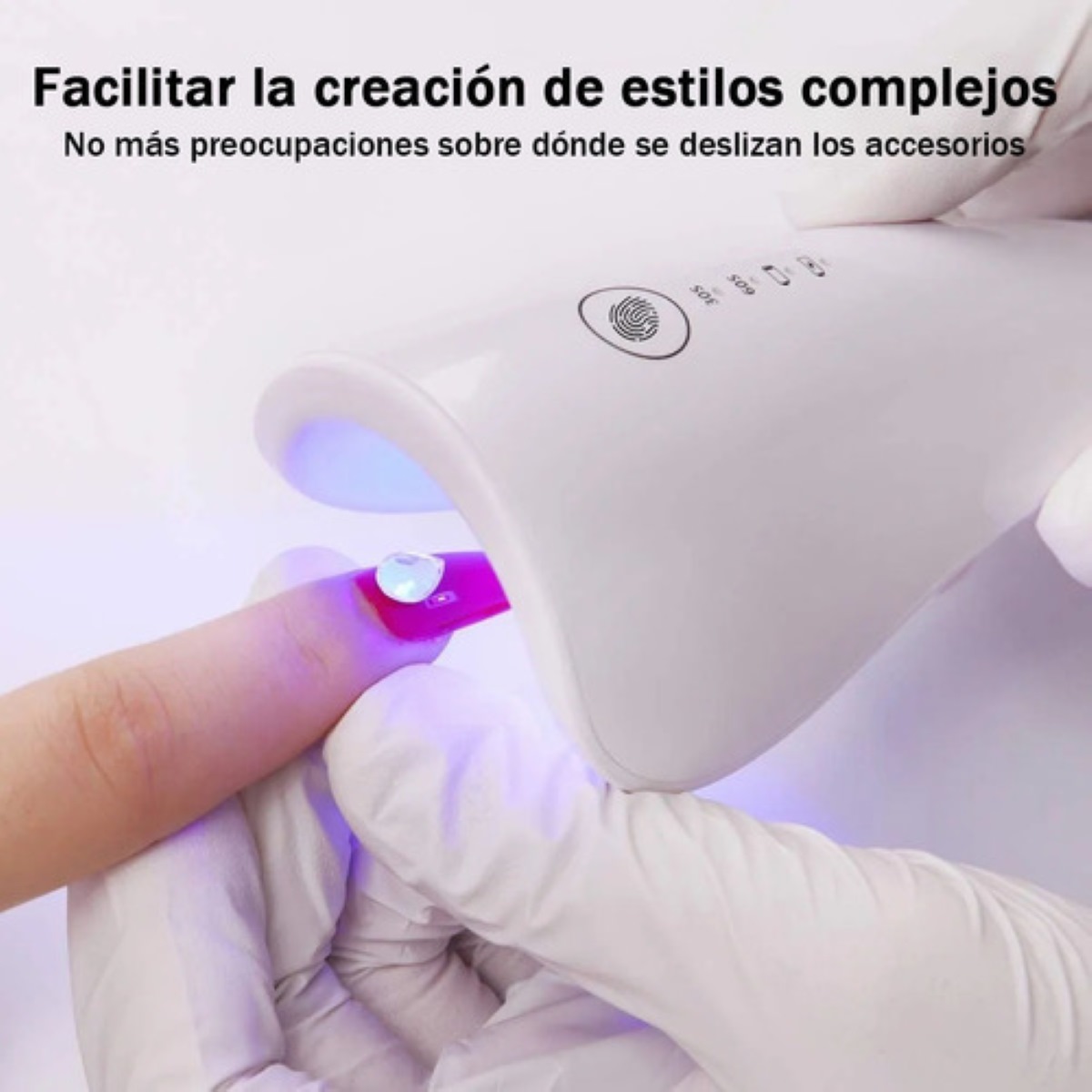 Lámpara Uv De Uñas Portátil De Manicura De Led